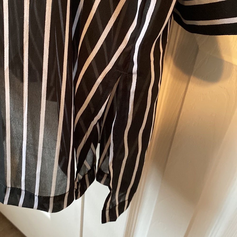 Sheer Button Front Top - image 6